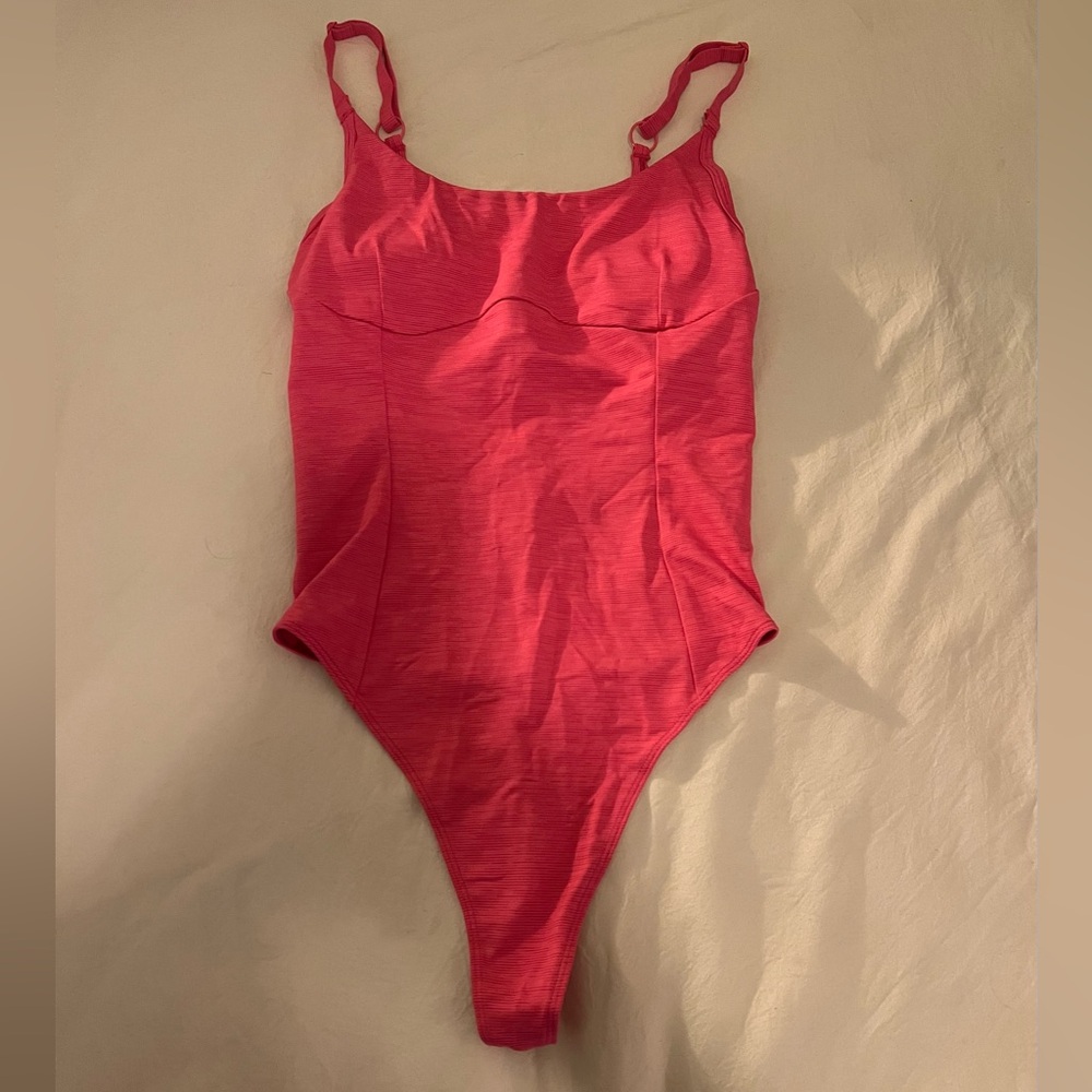 Outdoor Voices Pink Bodysuit